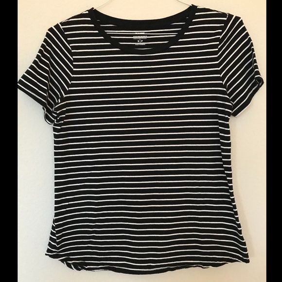 Old Navy Tops - Old Navy Black/White Striped Top